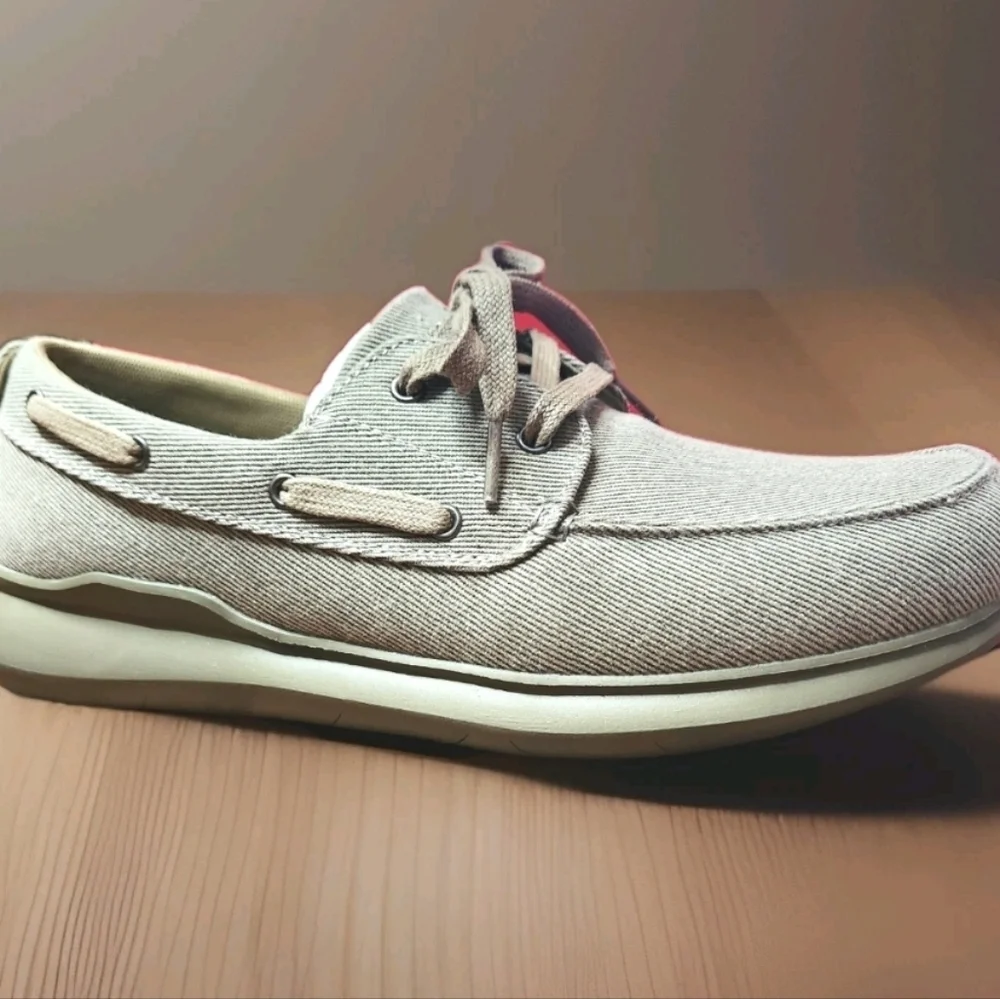 Propet Viasol Lace Men’s Size 11 Tan Casual Lace Up Shoe NIB Lightweight Comfort